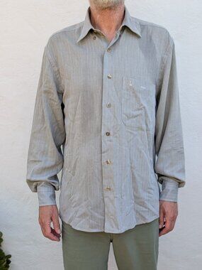 Macson Barcelona Men's shirt light green/gray